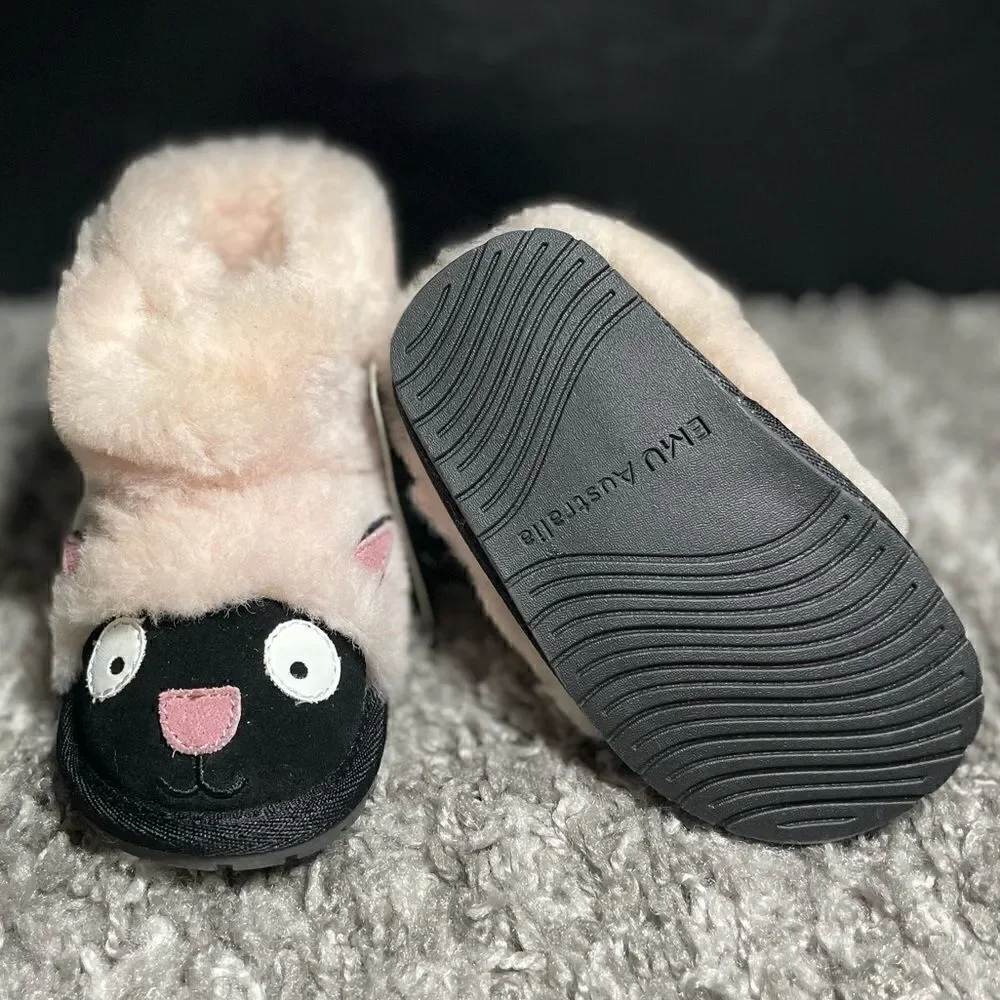 NIB EMU Australia Kids Lamb Walker Boots